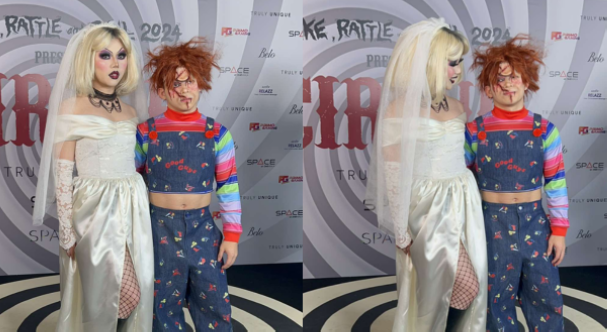 &lsquo;Literal na bumagay?&rsquo; Halloween costumes ng mag-jowang Carlos at Chloe, pinagpiyestahan!
