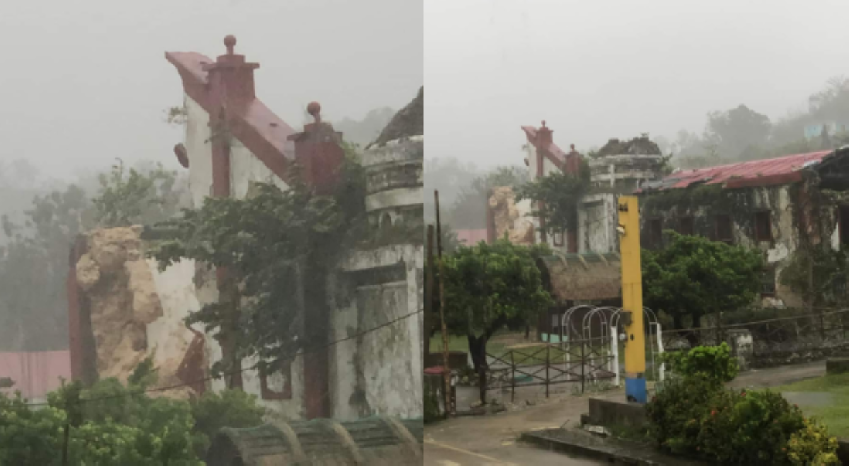 Isa sa mga pinakalumang simbahan sa Itbayat, Batanes, sinira ng &lsquo;Leon&rsquo;