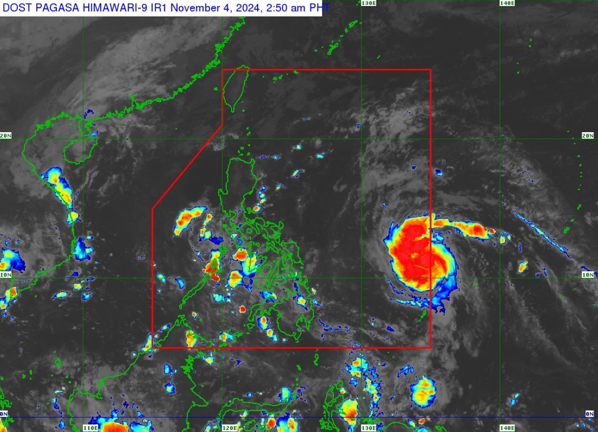 Bagyo sa silangan ng E. Visayas, nakapasok na ng PAR; pinangalanang &lsquo;Marce&rsquo;