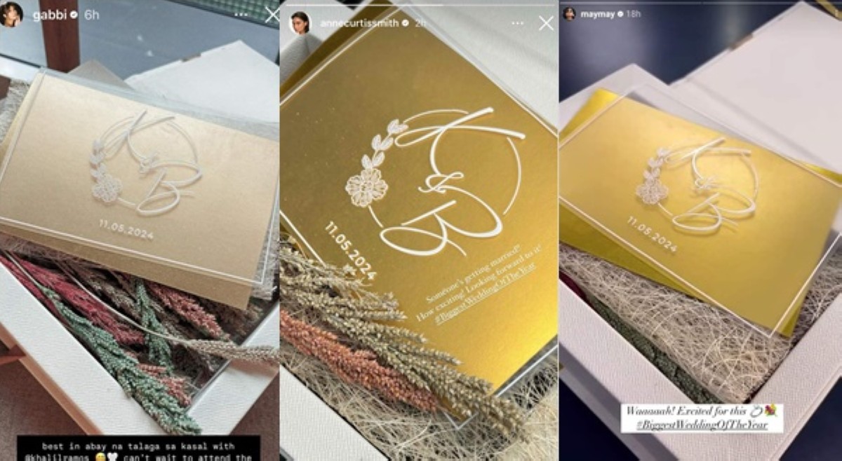 'Sino ikakasal?' Netizens curious sa wedding invitations na pino-post ng ilang celebs