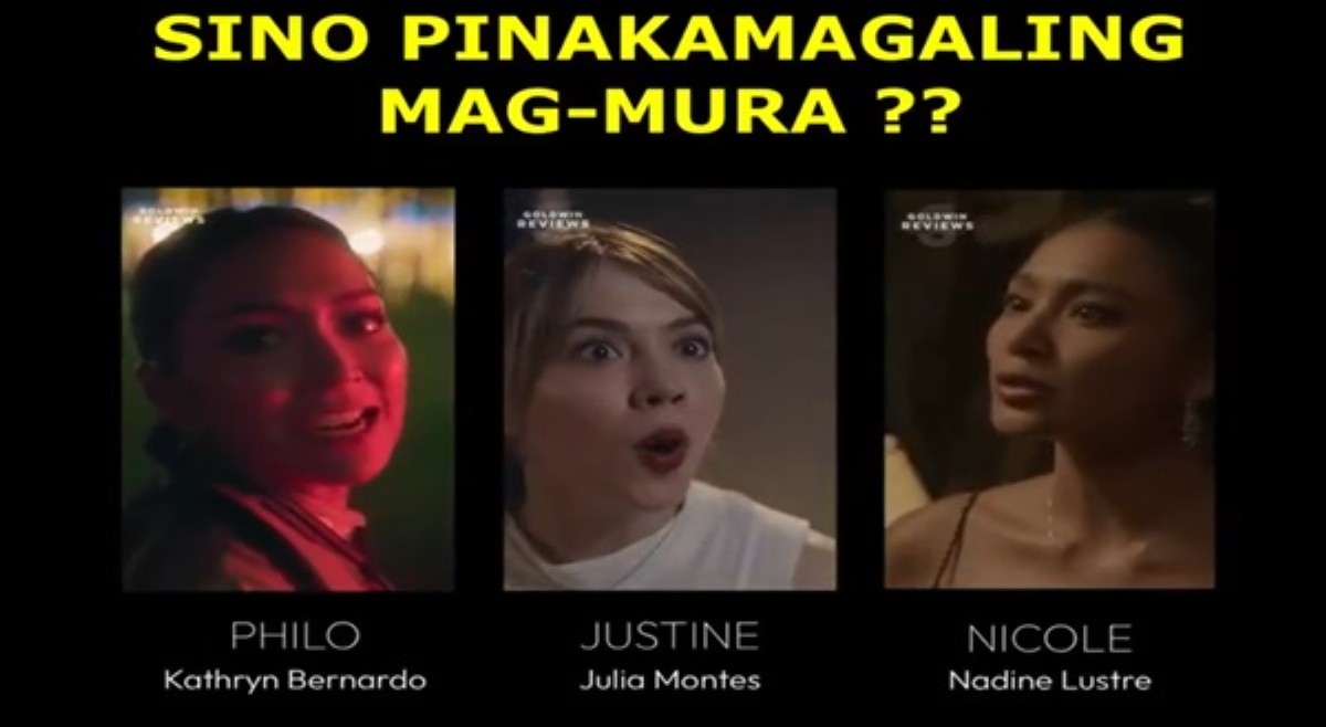 Kathryn, Julia, Nadine pinagsasabong: 'Sino pinakamagaling magmura?'