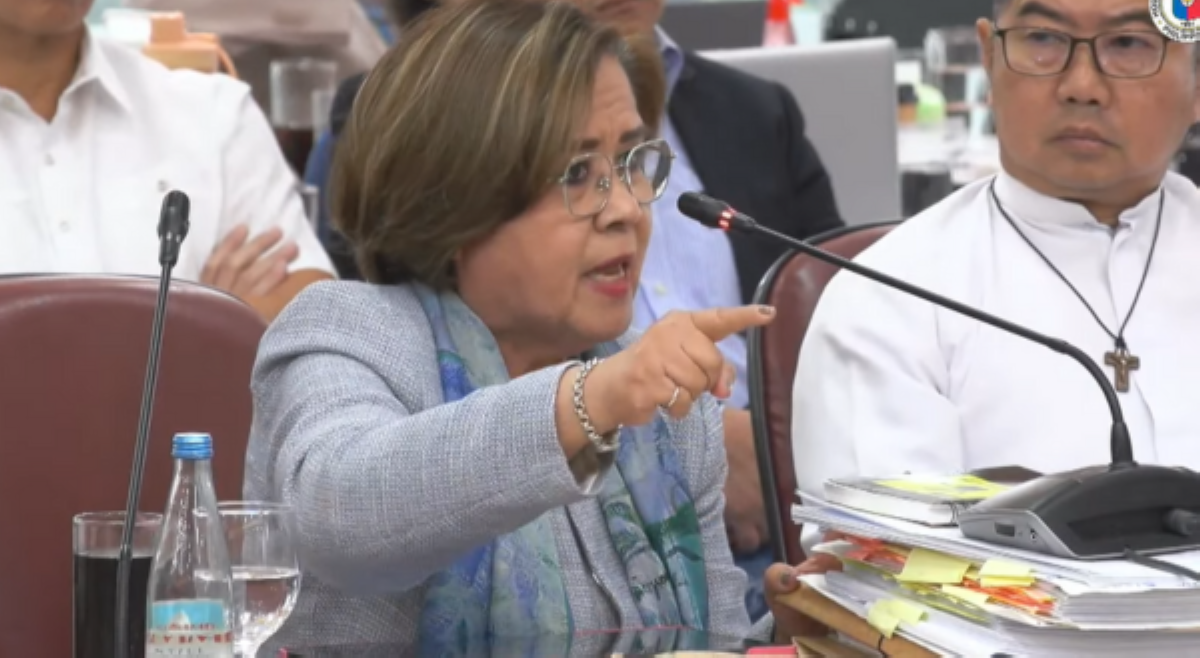 'Absolutely false!' De Lima, pumalag sa bansag na 'Mother of All Drug Lords'