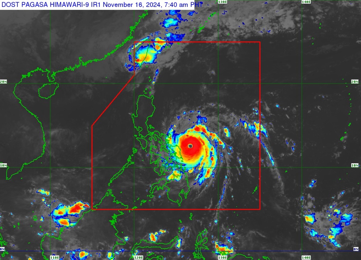 Pepito, malapit nang maging &lsquo;super typhoon&rsquo;; nagbabanta sa S. Luzon, E. Visayas