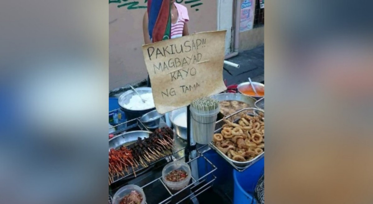 Apela ng 'tusok-tusok' vendor na iniisahan, usap-usapan: 'Magbayad kayo ng tama!'