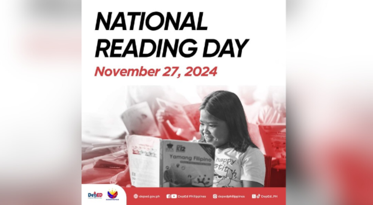 DepEd, ipinagdiriwang ang National Reading Day
