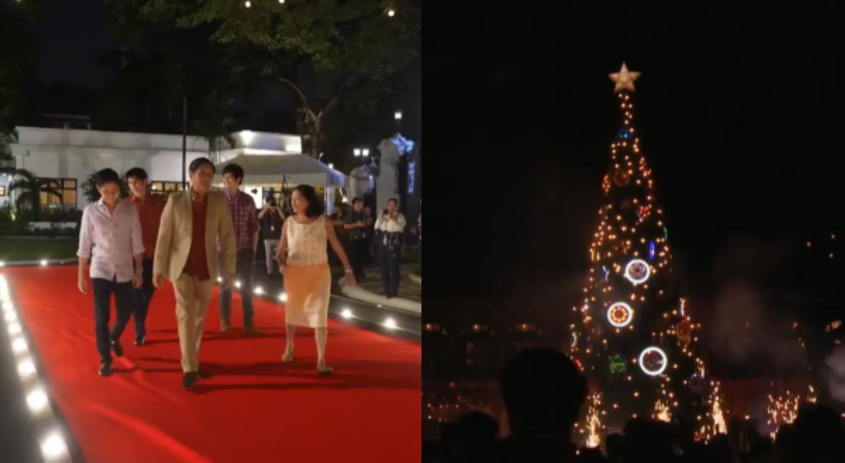 First Family, pinangunahan Christmas Tree lighting sa Malaca&ntilde;ang