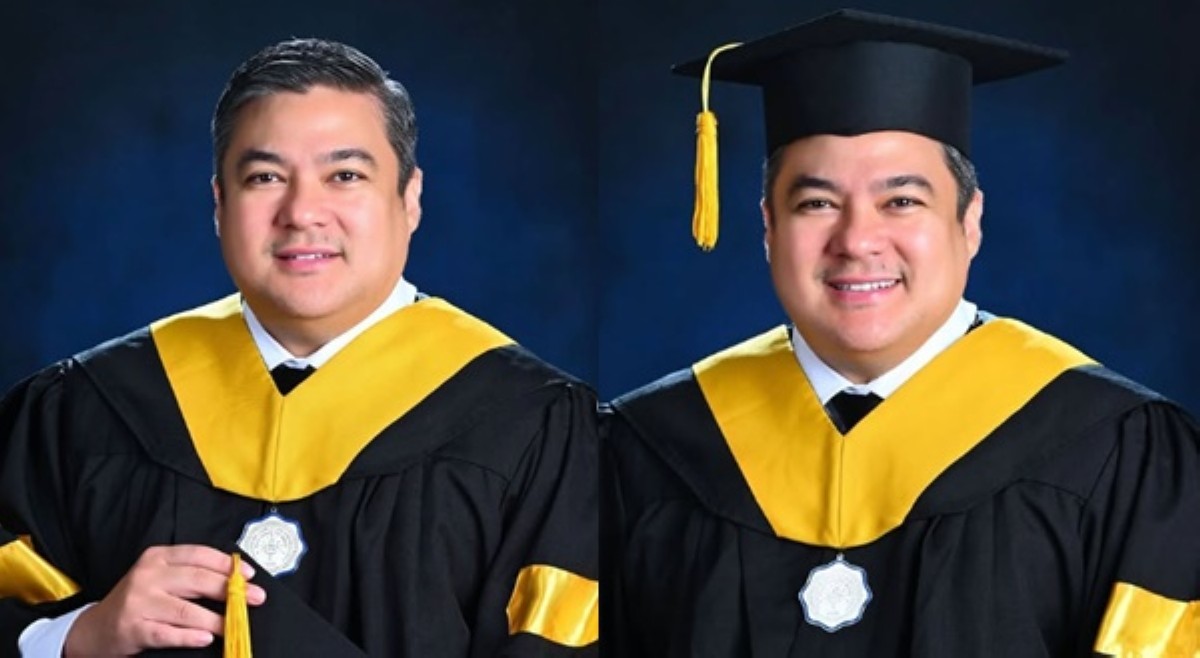 Jomari Yllana, natapos na sa master's degree; Abby Viduya, super proud sa mister