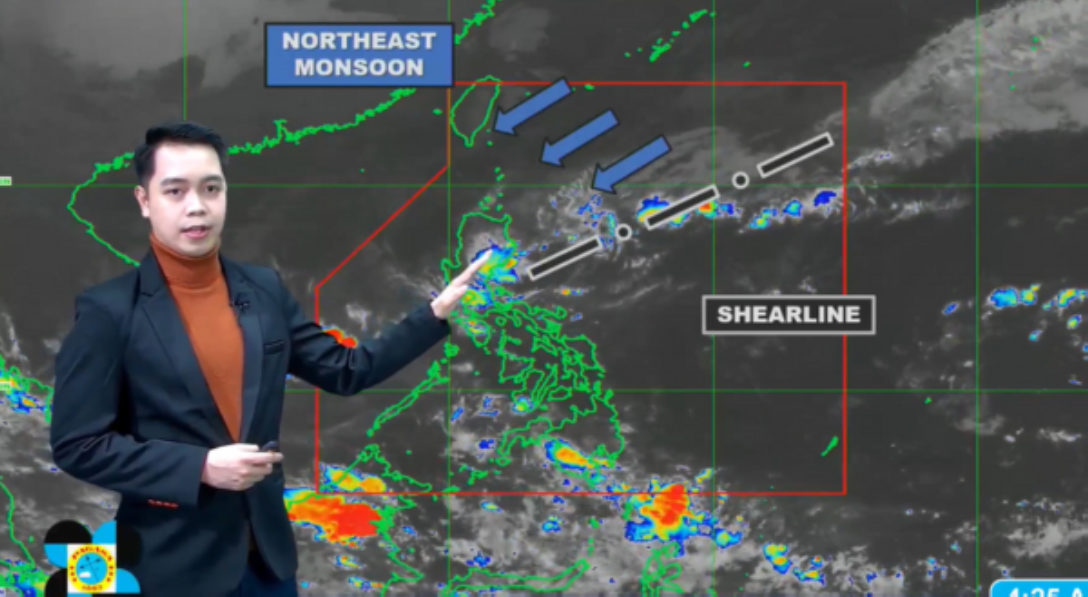 Malaking bahagi ng bansa, patuloy na uulanin dahil sa amihan, shear line