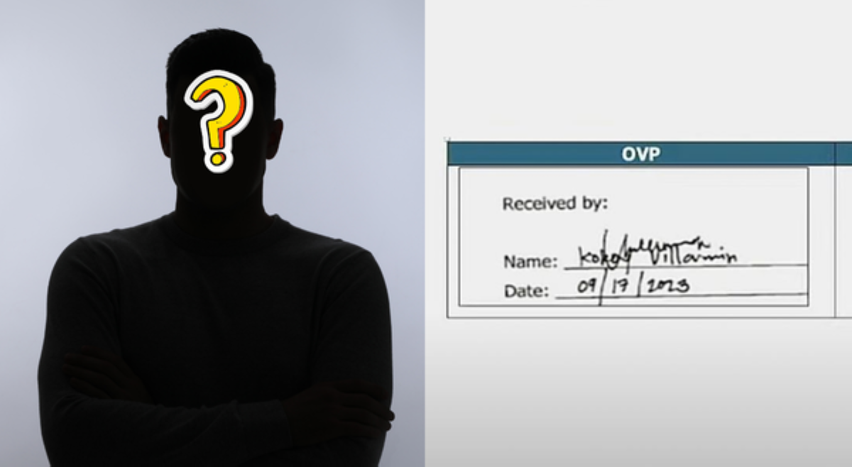 'Kokoy Villamin' na pirmado rin sa mga transaksyon ng OVP, walang records sa PSA?