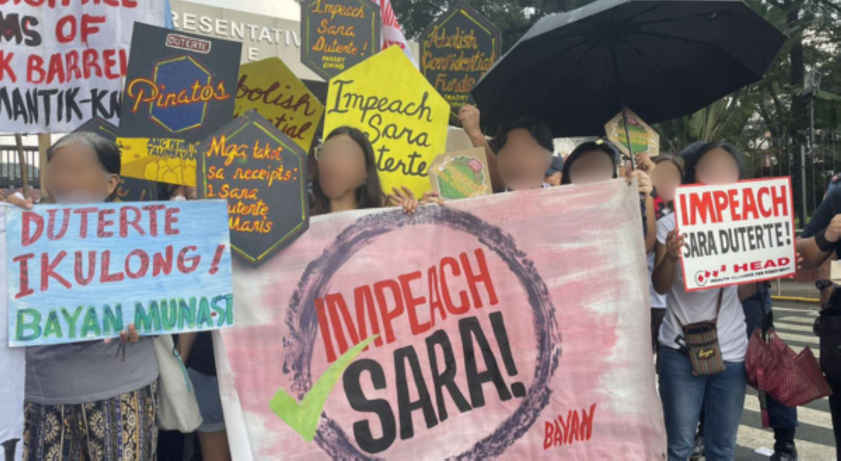 Paghahain ng ikalawang impeachment case vs VP Sara, sinabayan ng protesta!