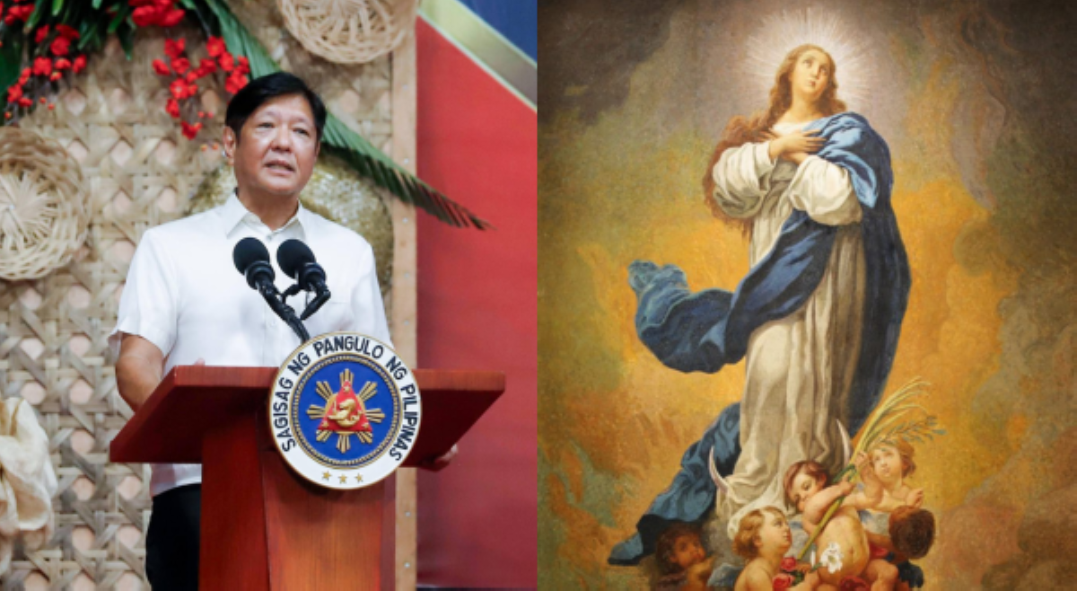 PBBM, may mensahe sa araw ng Immaculate Conception: 'Serving others with compassion and humility'