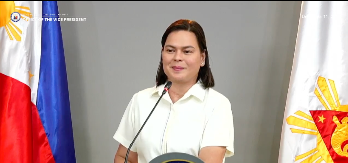 VP Sara, 'di nagsisi sa 'death threat' niya kina PBBM, FL Liza, Romualdez