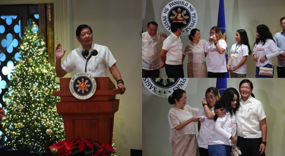 PBBM, may pa-Christmas gathering sa pamilya ng mga OFW