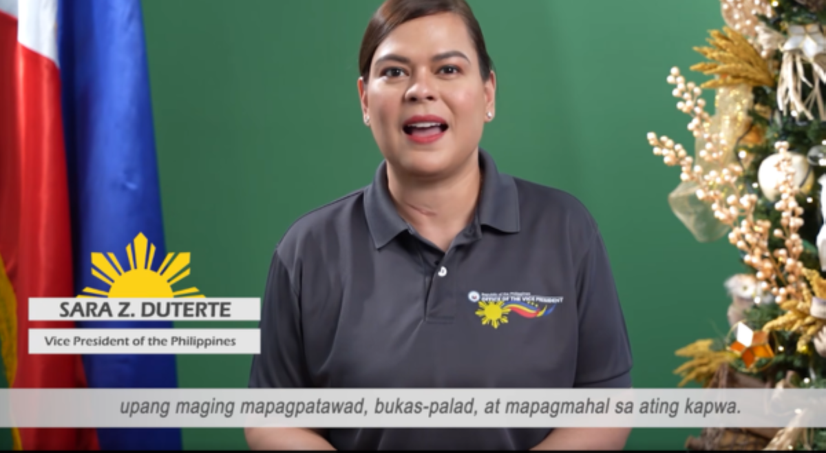 Handa na rin kaya magpatawad? Mensahe ni VP Sara ngayong Pasko tungkol sa pagpapatawad