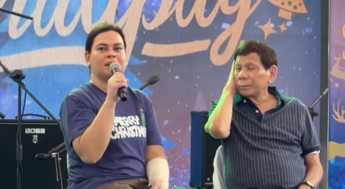 VP Sara, FPRRD, pinilahan umano ng 40,000 katao sa kanilang Pamasko sa Davao City