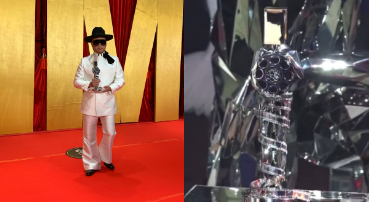 Makasaysayang MMFF trophy, proud na inirampa ng mismong designer nito