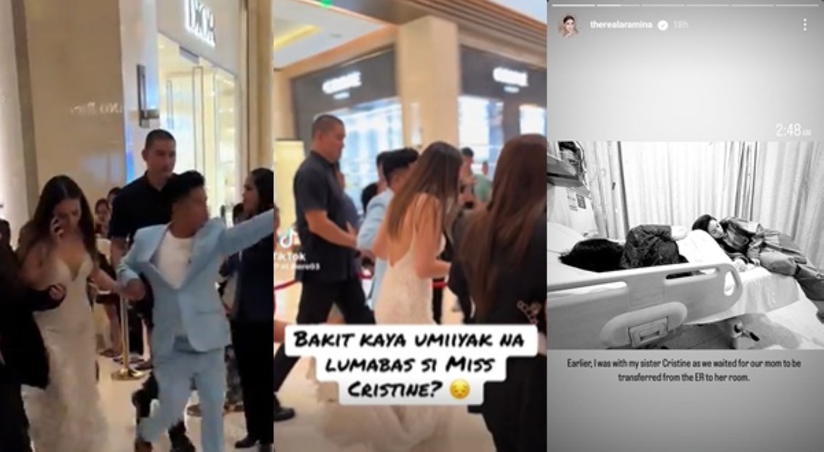 Rason bakit umiiyak na umalis si Cristine sa Gabi ng Parangal, dahil sa nanay nila ni Ara
