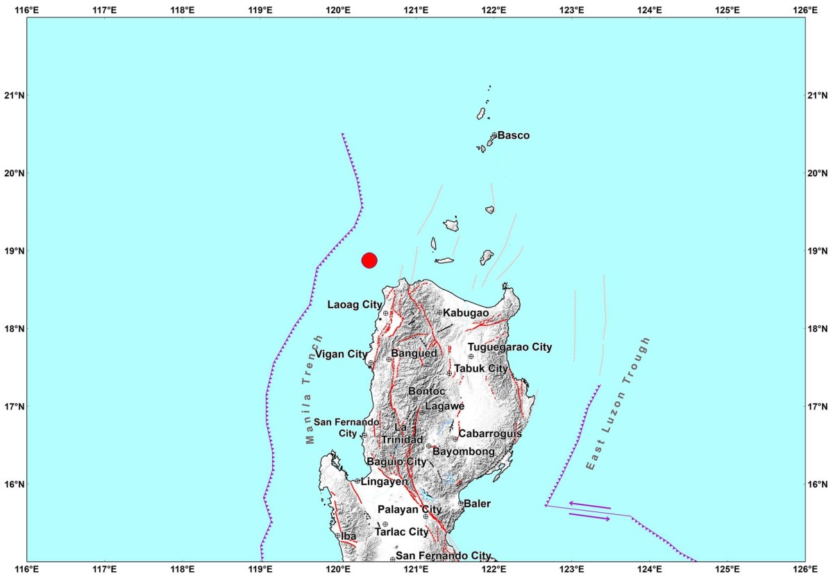 5.6-magnitude na lindol, yumanig sa Ilocos Norte; aftershocks, asahan