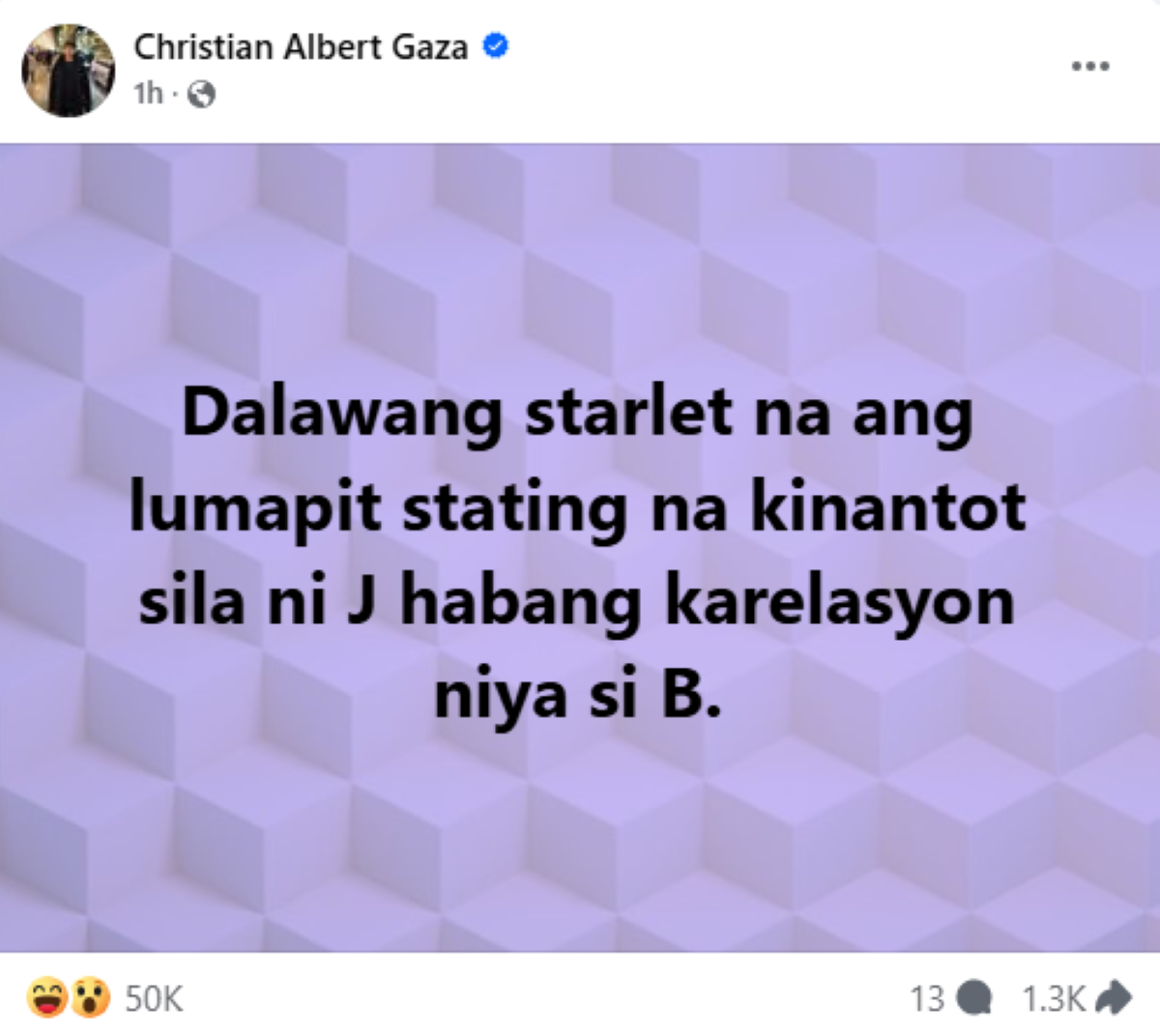 Photo courtesy: Christian Albert Gaza (FB)