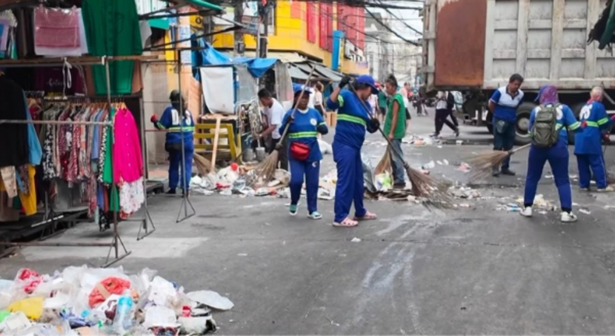Tone-toneladang basura mula sa Traslacion, patuloy nililinis ng DPS