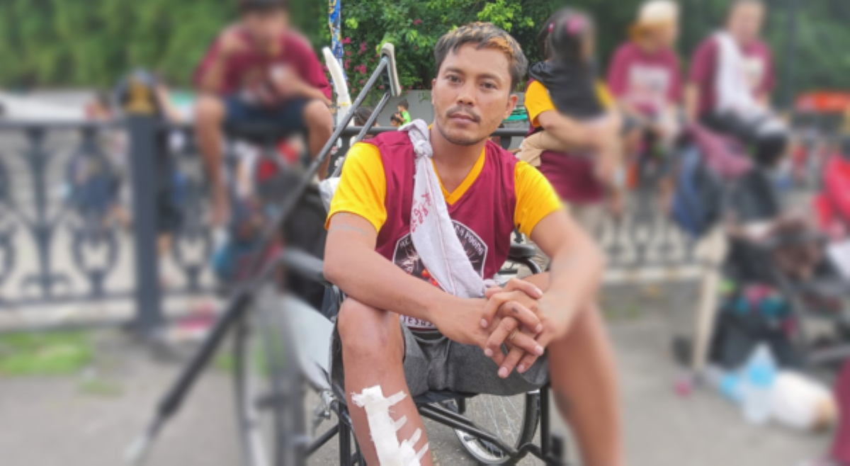 Lalaki, tinupad pa rin panata sa Poong Nazareno kahit 'di makalakad