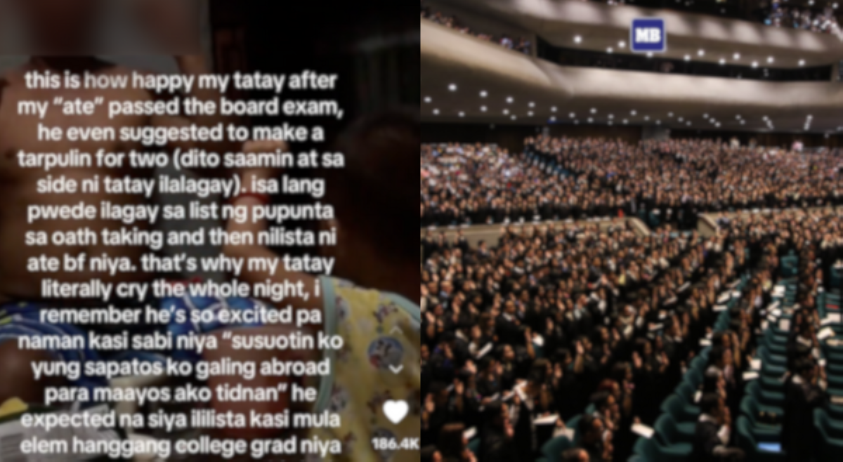 Babaeng pumasa sa board exam, nilista jowa sa aattend ng oath taking kaysa sa sariling ama