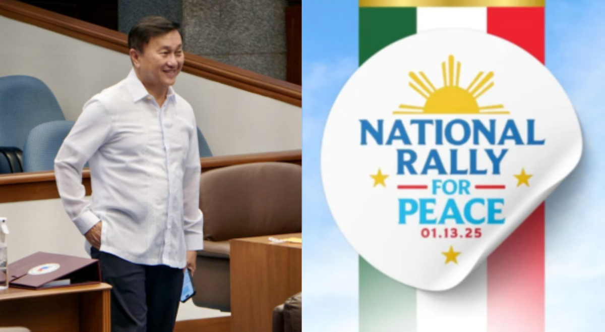 Sen. Francis Tolentino, nagpahayag ng suporta sa 'National Rally for Peace'