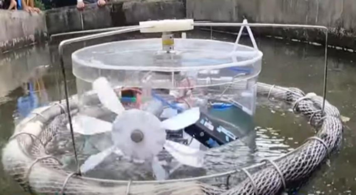 Grade 11 students, lumikha ng automated cleaner ng oil spill